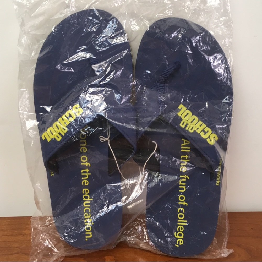 Old Skool Movie Flip Flip Sandals Blue BNIP